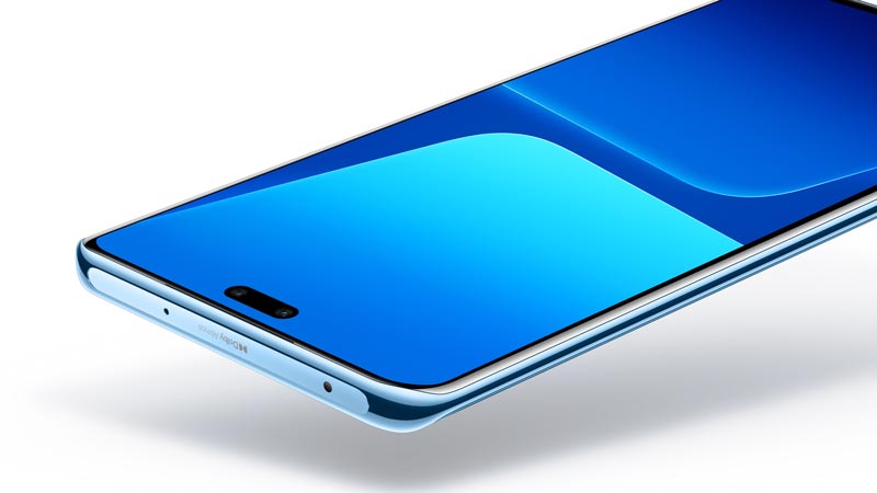 Visuão lateral do Xiaomi 13 Lite 5G